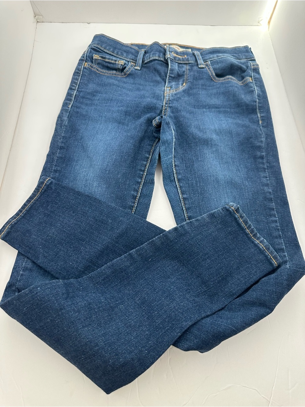Levi's Women's Dark Blue Skinny Jeans Size 25